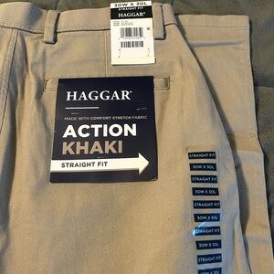 Haggar Tan Chinos Classic Style